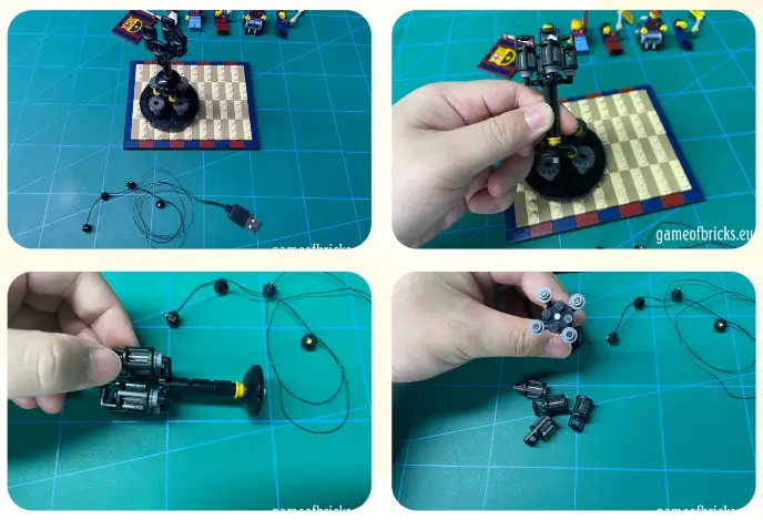 GAME OF BRICKS 40485 Light Kit for FC Barcelona Celebration - 1