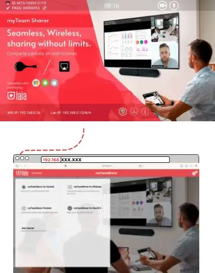 laia MTS-100SY - How to use Sharer App 1