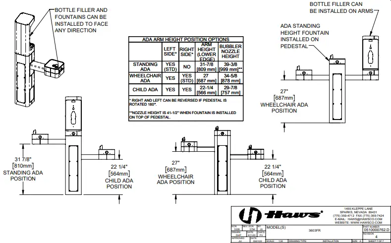 Haws-3603FR-Outdoor-Triple-Drinking-Fountain-fig-10