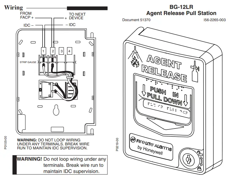 Fire-LITe-Alarms BG-12LR-Agent-Release-Pull-Station-01