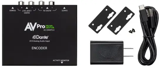 AVPro edge AC DANTE E 2 Channel Analog Audio Input Dante Encoder - Product Overview