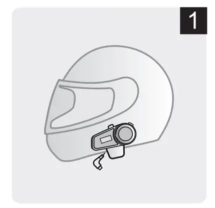 FODSPORTS FX6 S Bluetooth Helmet Intercom - Device