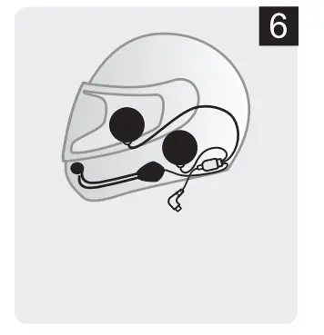 FODSPORTS FX6 S Bluetooth Helmet Intercom - Step5