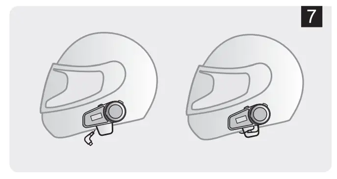 FODSPORTS FX6 S Bluetooth Helmet Intercom - Step6