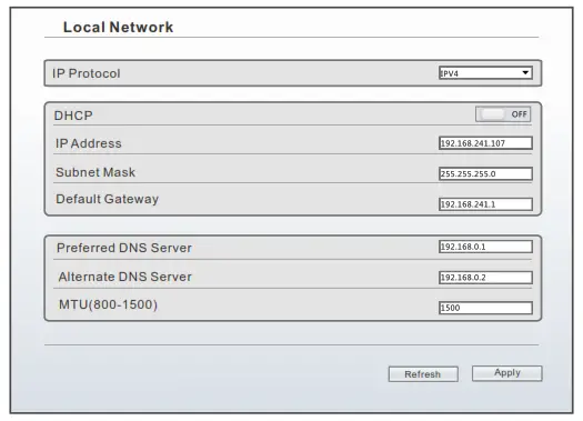 SUNELL SN-IPV57 80HDR Panorama Fisheye Network Camera - Local Network