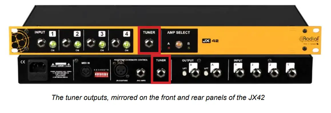 Radial JX42 V2 Guitar & Amp Switcher - fig 11
