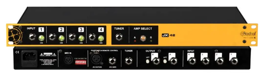 Radial JX42 V2 Guitar & Amp Switcher