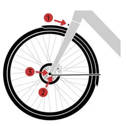 LeKKeR Jordaan 3-Speed Mens bicycle - Fitting the front wheel and fender