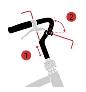 LeKKeR Jordaan 3-Speed Mens bicycle - Fitting the saddle and handlebars