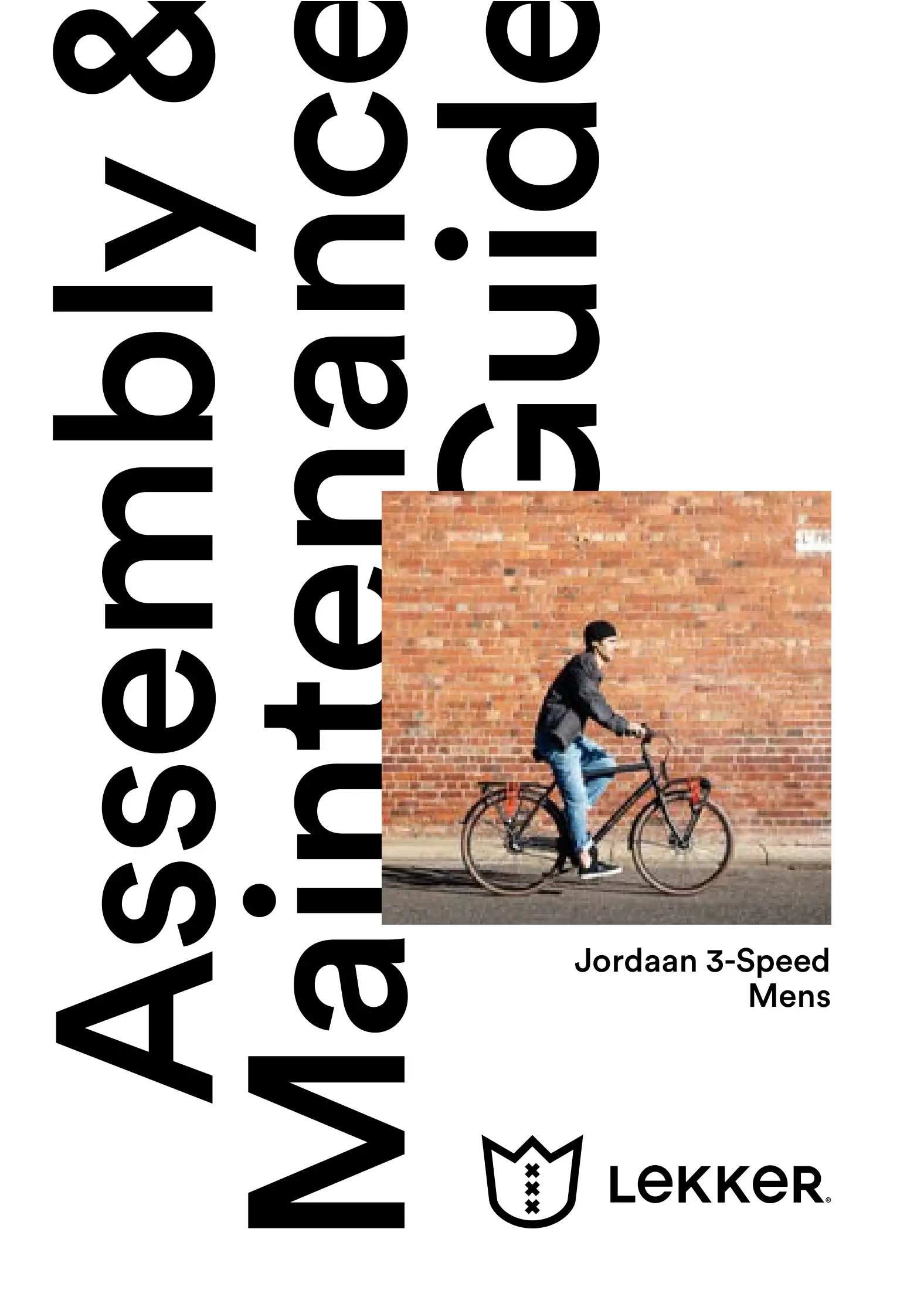 LeKKeR Jordaan 3-Speed Mens bicycle User Manual
