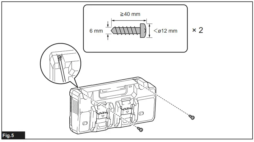 makita DC40RB Two Port Multi Fast Charger - 5