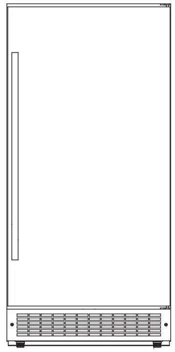 Silhouette DIM32D1BSSPR 15 Inch Undercounter Ice-