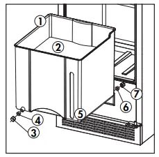 Silhouette DIM32D1BSSPR 15 Inch Undercounter Ice-FRONT