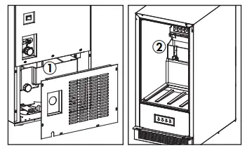 Silhouette DIM32D1BSSPR 15 Inch Undercounter Ice-INTERNAL