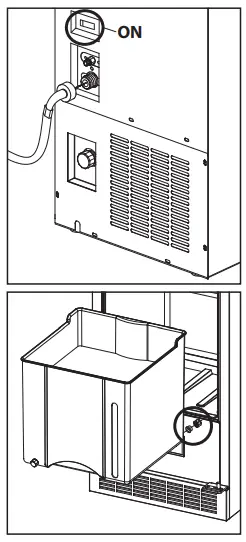 Silhouette DIM32D1BSSPR 15 Inch Undercounter Ice-ON