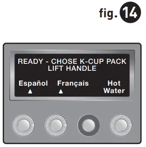 Keurig K-Cup K3000SE Brewer -fig. 14