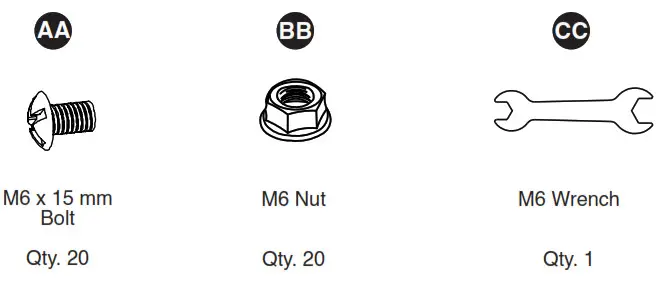 GPH 33.5” Solid Steel Fire Ring - HARDWARE