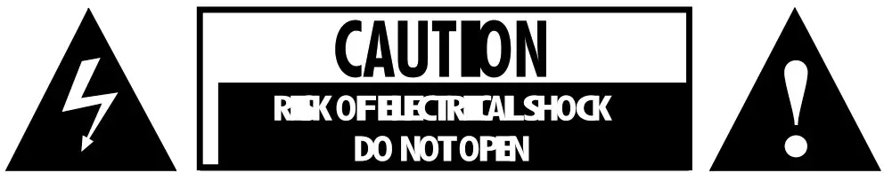 gemini GEM-12USB Portable Mixing -- CAUTION