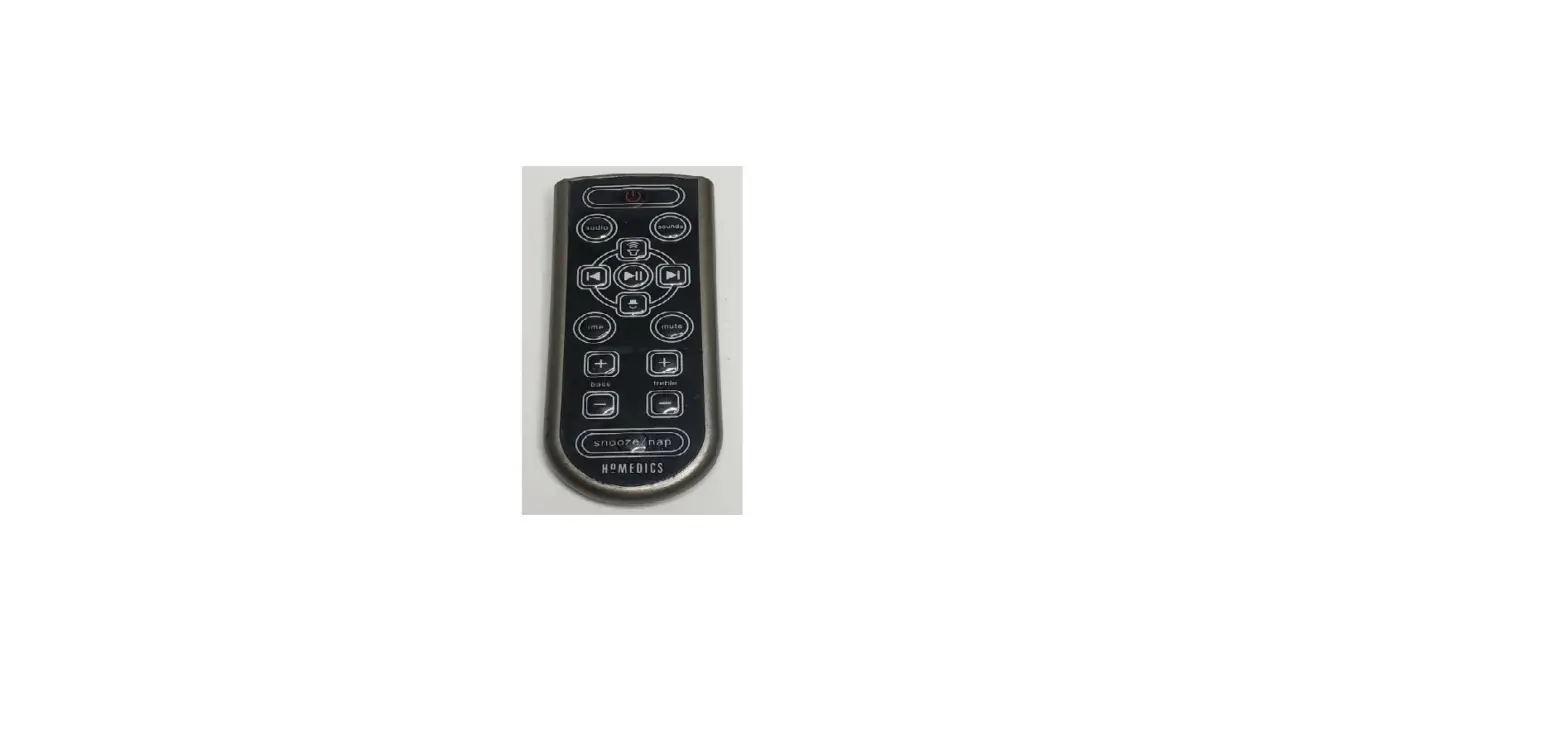 Homedics Ss-rmt2 Isoundspa Remote Control Instruction Manual And Warranty Information Homedics Ss-rmt2 Isoundspa Remote Control Instruction Manual And Warranty Information