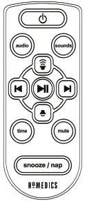 Homedics SS-RMT2 iSoundSpa Remote Control