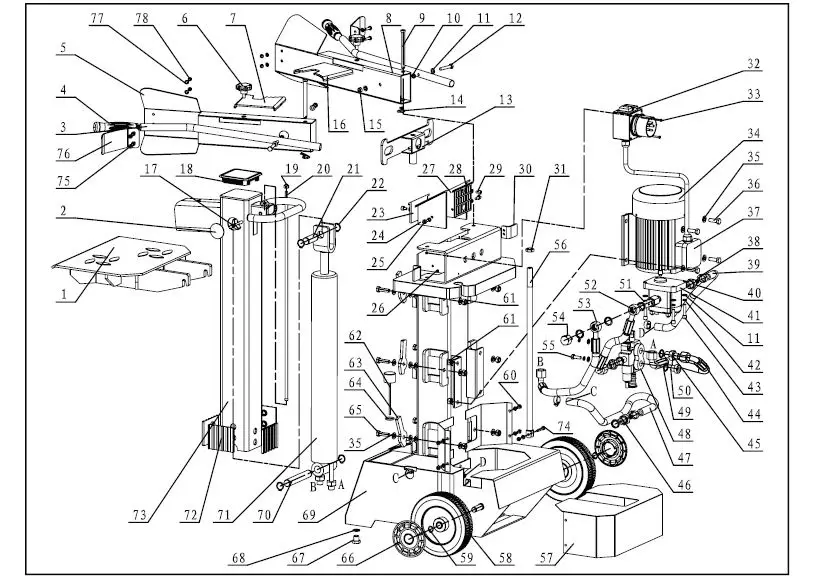 Handy THPLS7TE Electric Log Splitter fig11