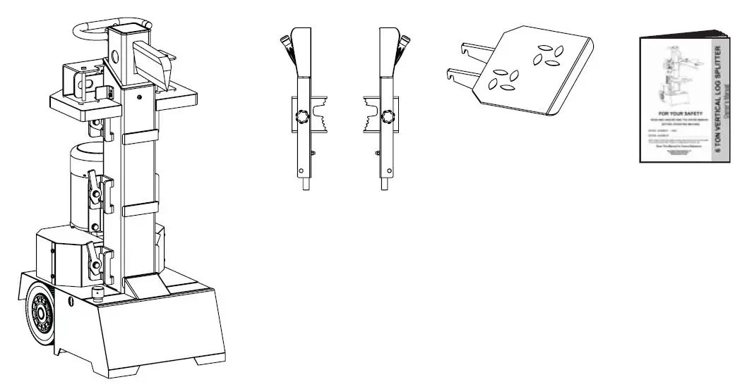 Handy THPLS7TE Electric Log Splitter fig3