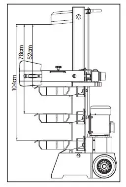 Handy THPLS7TE Electric Log Splitter fig7