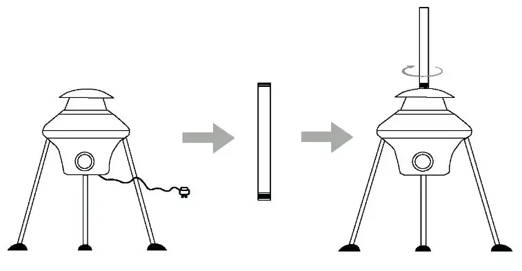 tevo HDB003 Bennett Read DriBuddi Laundry Dryer- ASSEMBLY 2