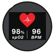 innova SW-R4M Negro Bluetooth Smartwatch - heart