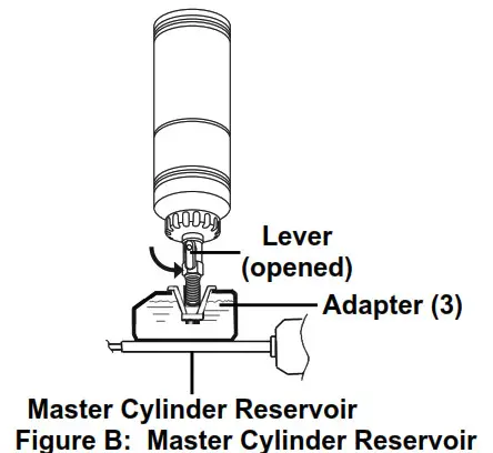 PITTSBURGH Pneumatic Brake Fluid Bleeder- Figure B