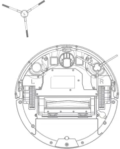 Install the side brush
