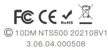 10DM NTS500 Industrial Borescope User Manual - License icon
