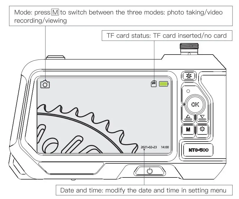 10DM NTS500 Industrial Borescope User Manual - Overview