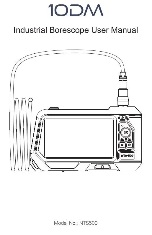 10DM NTS500 Industrial Borescope User Manual