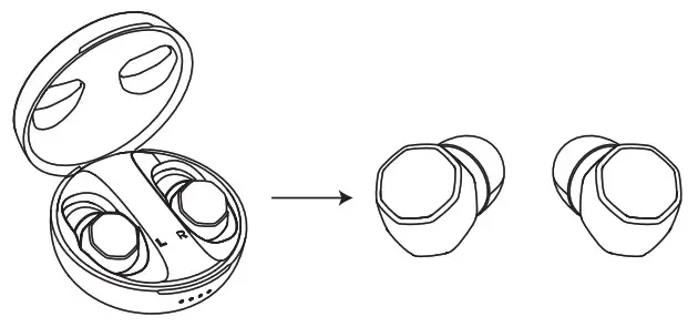 eppfun LS002 Cute Meet 150 Earbuds- Pairing