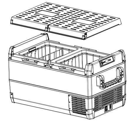 GD JG Electronic FC75 Cooling Box Coolfreeze - Overview 2