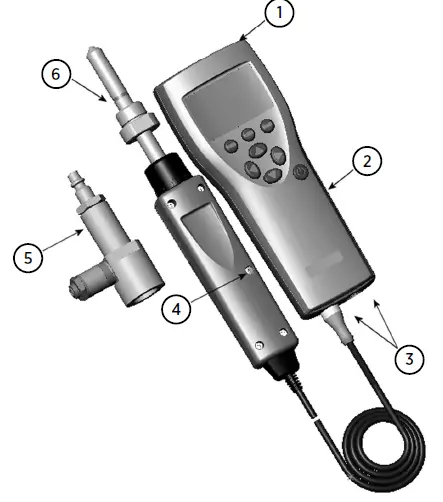 VAISALA DM70 DRYCAP Handheld Dew Point Meter fig 1