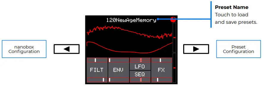 1010music 204 Nanobox Fireball Wavetable Synthesizer Module - CONFIGURATION
