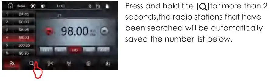 Nakamichi NAM1612 7 Inch 2-Din AV Receiver User Manual - Automatic Search