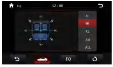 Nakamichi NAM1612 7 Inch 2-Din AV Receiver User Manual - Balance settings