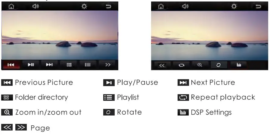 Nakamichi NAM1612 7 Inch 2-Din AV Receiver User Manual - Picture Playback