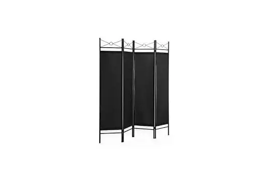 Jaxpety Hg61l0156 6ft Folding Privacy Screen 4-panel Portable Freestanding Room Divider User Manual