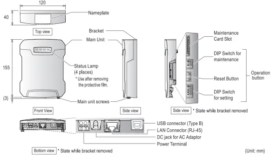 PATLITE WDR LE Z2 PRO Wireless Data Acquisition System WD Pro Receiver - part
