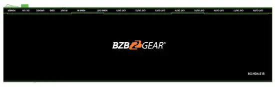 BZBGEAR BG HDA E18 HDMI 1×8 Splitter Over CAT6 70m