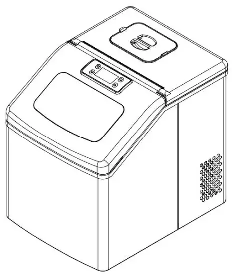 FZF HZB-20F SL 25kg Small Commercial Ice Maker