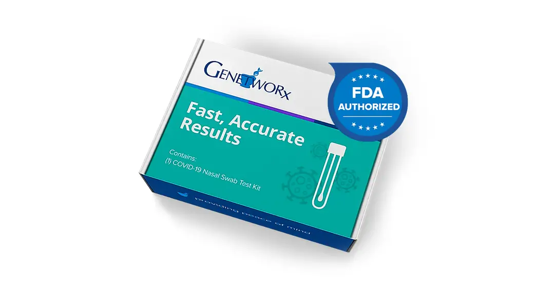 Genetworx Covid-19 Nasal Swab Test Kit Instructions