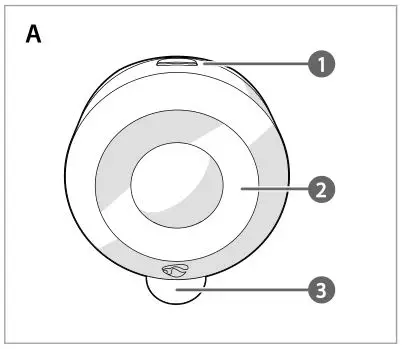 nedis Zigbee motion sensor - Main parts