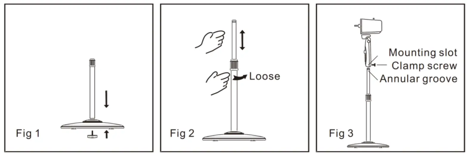 ELBA ESF J1688GR 16 Inch Stand Fan - fig2