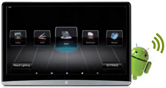 Shenzhen Huolonggu Technology T972 12.4-Inch Android Rear Seat Entertainment System