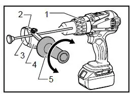 makita DHP448 Cordless Hammer Driver Drill-12